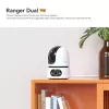 IP-Überwachungskamera IMOU Ranger Dual Pro 6MP — Innenbereich, Tisch, 2304×1296, 3,6mm, 8× Digitalzoom, 91°×47° Blickwinkel
