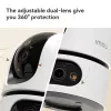 IP-Überwachungskamera IMOU Ranger Dual Pro 6MP — Innenbereich, Tisch, 2304×1296, 3,6mm, 8× Digitalzoom, 91°×47° Blickwinkel