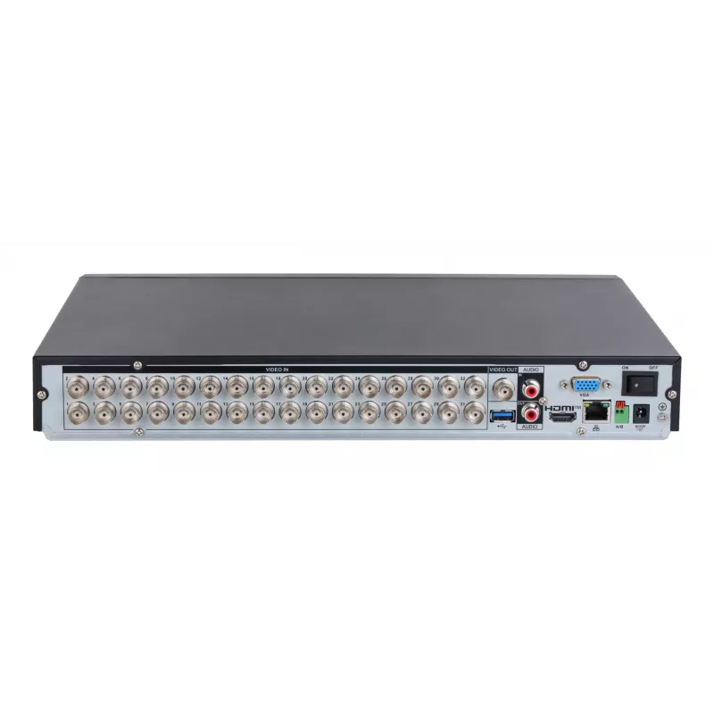 Dahua 32-Kanal Penta-brid 5MP/1080P 1U DVR XVR5232AN-I3/T, 2×SATA, WizSense, Schwarz