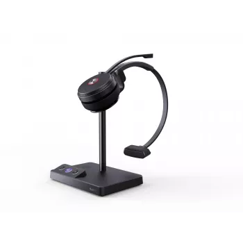 Yealink WH62 Mono Teams Headset, Kabellos, Büro/Callcenter, 20 - 20000 Hz, 80 g, Headset, Schwarz