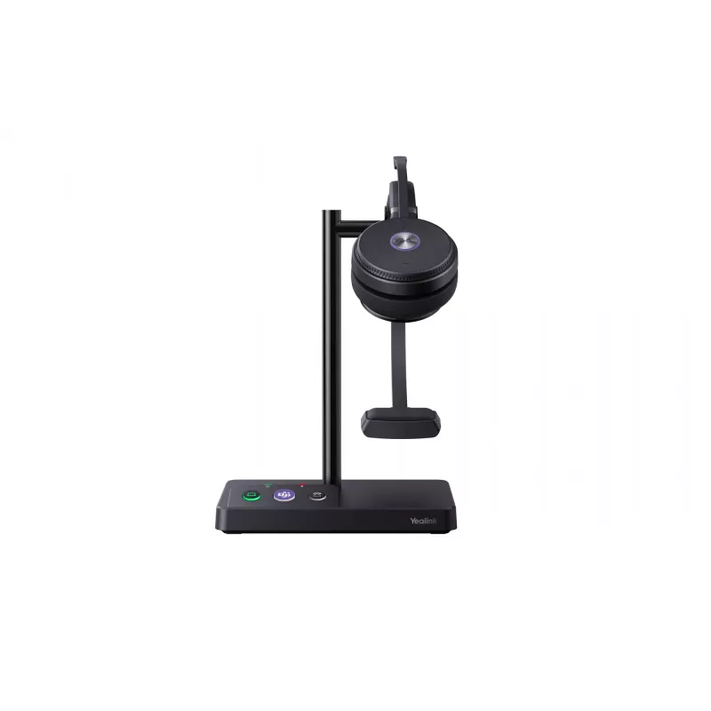 Yealink WH62 Mono Teams Headset, Kabellos, Büro/Callcenter, 20 - 20000 Hz, 80 g, Headset, Schwarz