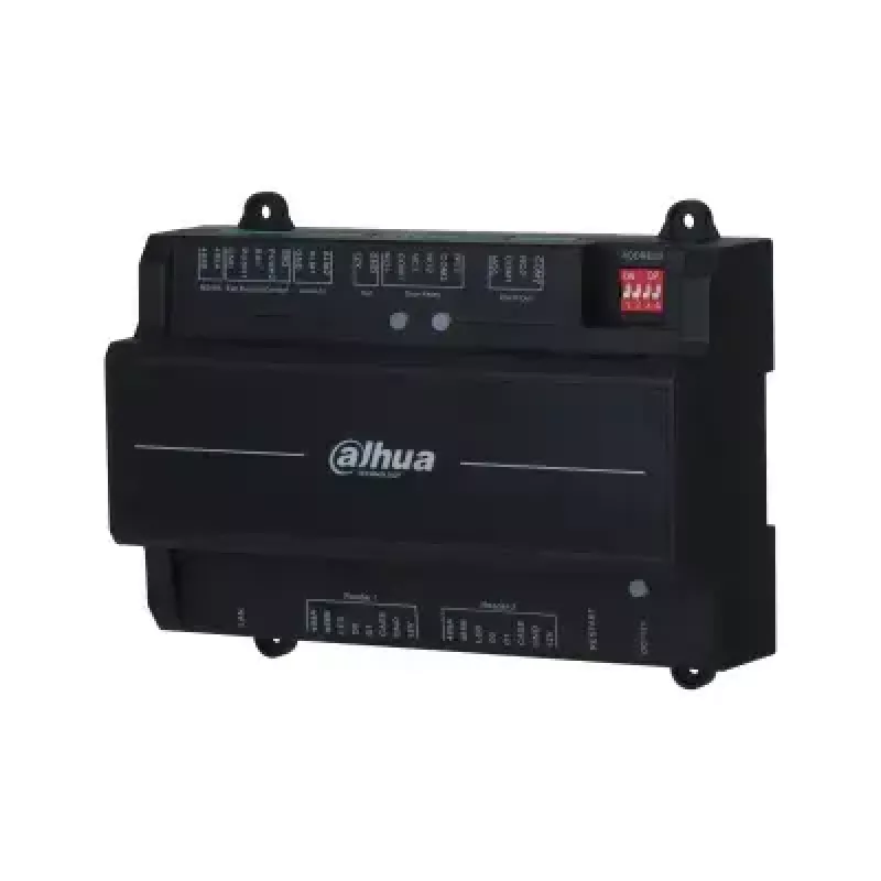 Sicherheitstürcontroller Dahua DHI-ASC2202B-S — Bare 2-Tür-Controller, 12 V, 24 W, RJ-45/RS-485