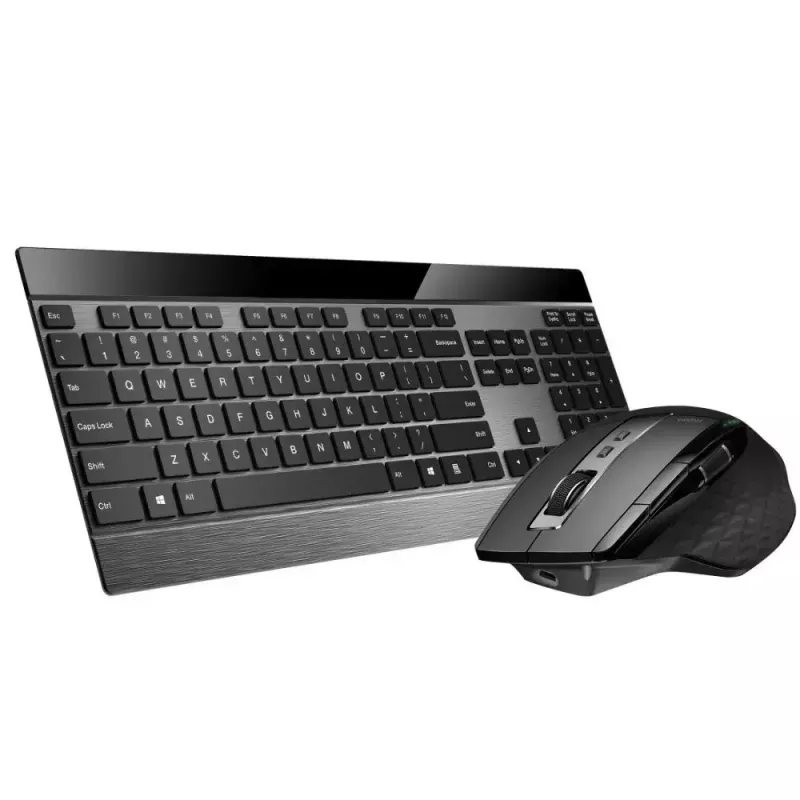 Tastatur-Maus Rapoo 9900m Office QWERTZ Schwarz