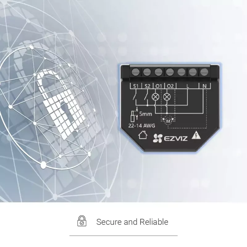 Drahtloses Gerät EZVIZ T36WN Wi-Fi AC-Strom 100-240V Kompakt – Stromquelle: AC