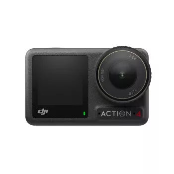 Action-Kamera DJI Osmo Action 4 – 4K Ultra HD, CMOS-Sensor, 155° Sichtfeld, MicroSD bis 512 GB, wasserdicht 18 m, 145 g