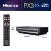 Hisense PX3 Projektionsfernseher Ultra-Kurzdistanz-Projektor 2800 ANSI Lumen UHD 4K (3840x2160) Schwarz, Dunkelgrau