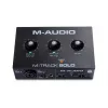 Audio-Interface M-Audio M-Track Solo — USB 16-Bit/48 kHz, 1-In/1-Out, XLR/TRS-Kombibuchse & Instrumenteneingang, 48 V Phantomspeisung, Kopfhörerausgang