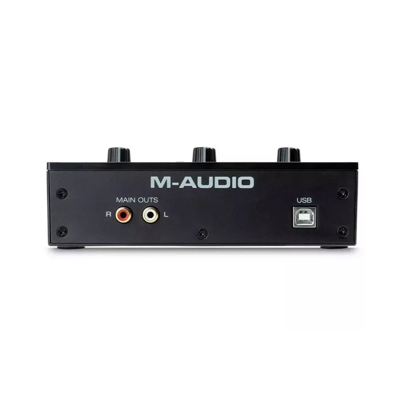 Audio-Interface M-Audio M-Track Solo — USB 16-Bit/48 kHz, 1-In/1-Out, XLR/TRS-Kombibuchse & Instrumenteneingang, 48 V Phantomspeisung, Kopfhörerausgang