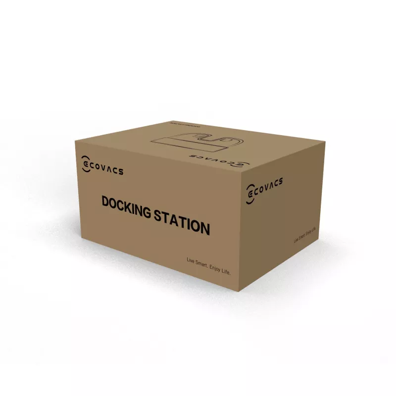 Ladestation Ecovacs D-CD01-2051 für Saugroboter, kompatible Modelle, schwarz/weiß
