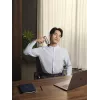 Handliches Perkussions- und Vibrations-Nacken- und Schultermassagegerät SKG F1 Pro, Akku 10 W, Grau, 461 g