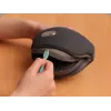 Augenmassagegerät SKG ES500, batteriebetrieben, Kompressionsmassage, Wärmefunktion, 10 W, grau