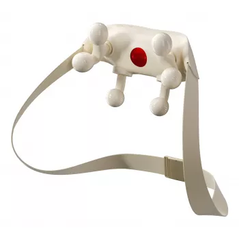 Nacken- und Schultermassagegerät SKG HS500-2, Akku 10W, integrierter Akku, Wärme, 0,88 kg, Weiß