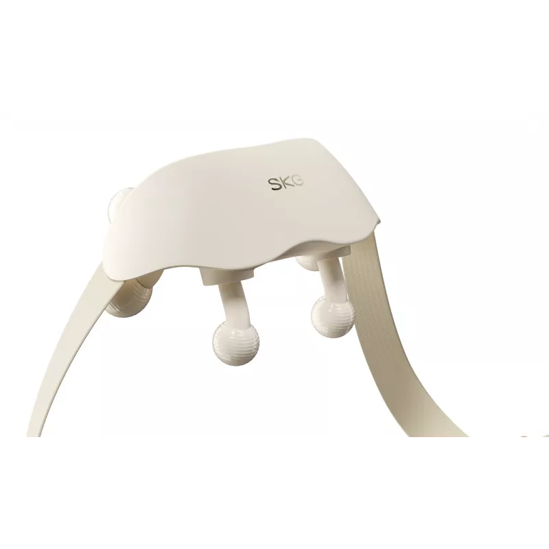 Nacken- und Schultermassagegerät SKG HS500-2, Akku 10W, integrierter Akku, Wärme, 0,88 kg, Weiß