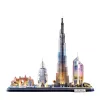 3D Puzzle CubicFun City Line Dubai LED, 182 Teile, 532×48 mm, ab 10 Jahren