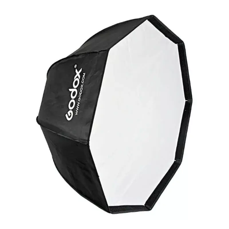 Softbox Godox SB-GUE120 Schwarz 120 cm Nylon mit Diffusoren und Grid
