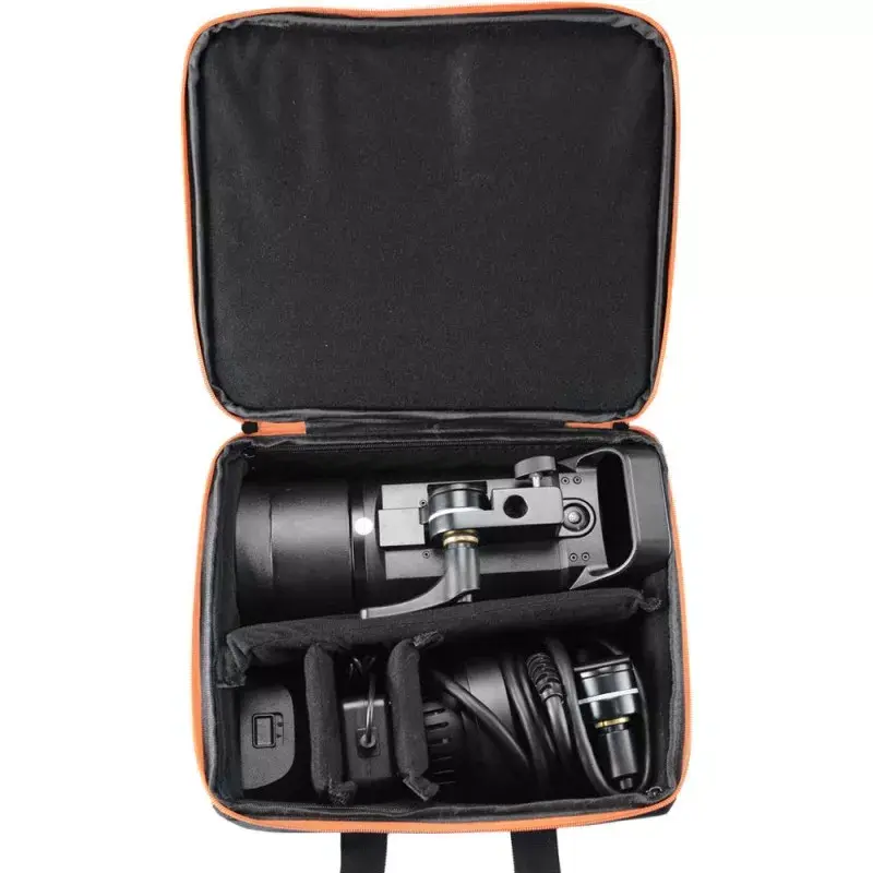 Kameratasche Godox CB-12 für AD600Pro, Flanell/Nylon, schwarz und orange, mit Schultergurt