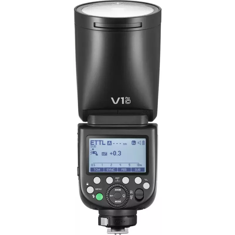 Camcorder-Blitz Godox V1Pro Schwarz 1,5 s Recyclingzeit