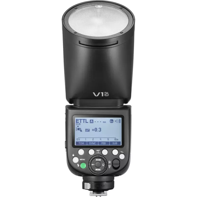 Camcorder-Blitz Godox V1Pro Schwarz 1,5 s Recyclingzeit