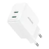 Netzteil Joyroom JR-TCF12 Dual-Port 20W (USB-C x2) weiß