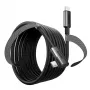 USB-C auf USB-C Kabel UGREEN 90629 — USB 3.2 Gen 1, 5 Gbit/s, 5 m, schwarz, abgewinkelt auf gerade