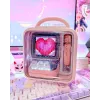 Mono tragbarer Lautsprecher Divoom Ditoo-Mic Mini Pink