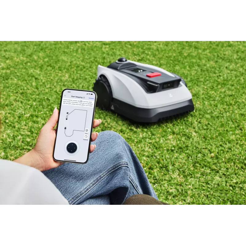 Ecovacs GOAT O1200 LiDAR PRO EU Roboter-Rasenmäher Batteriebetrieben Schwarz, Weiß