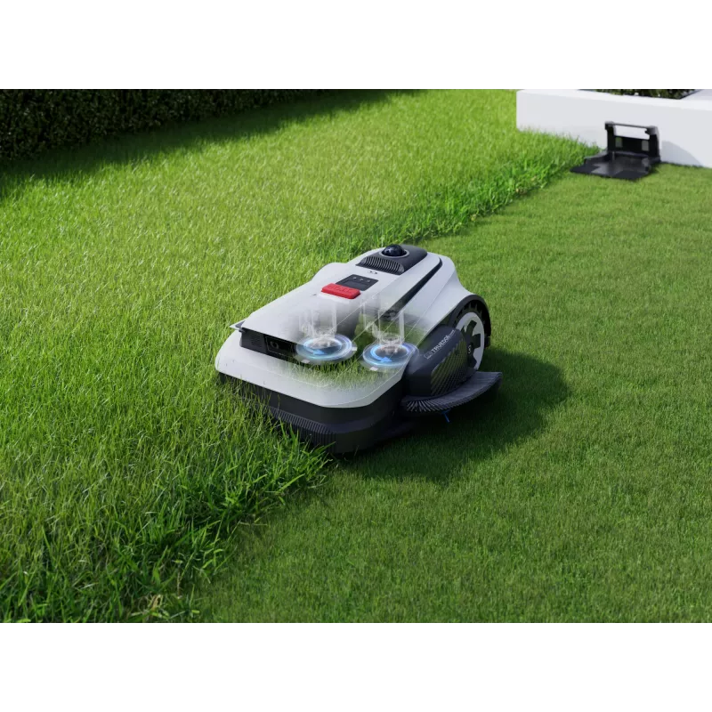 Ecovacs GOAT A1600 LiDAR PRO EU Roboter-Rasenmäher Akku Schwarz, Weiß