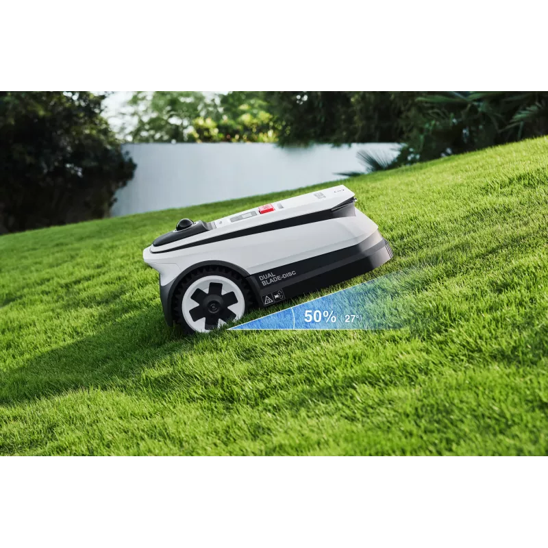 Ecovacs GOAT A1600 LiDAR PRO EU Roboter-Rasenmäher Akku Schwarz, Weiß