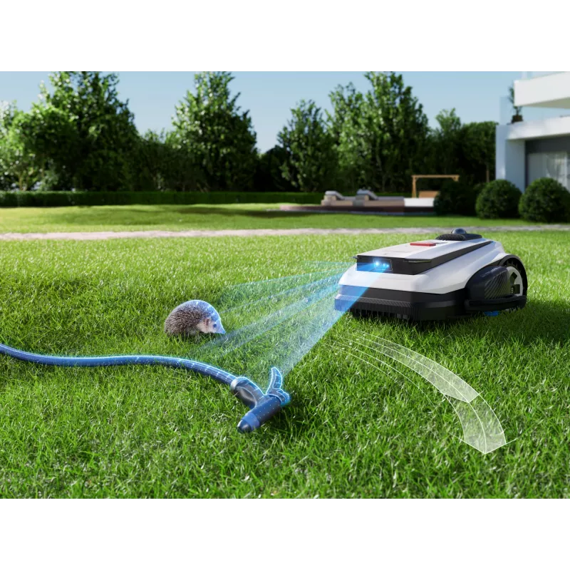 Ecovacs GOAT A1600 LiDAR PRO EU Roboter-Rasenmäher Akku Schwarz, Weiß