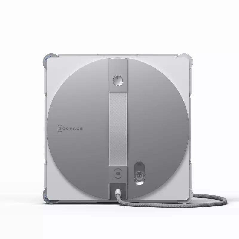 Fensterreinigungsroboter Ecovacs WINBOT W3 OMNI, Akku 4500 mAh, 270×270×76 mm, silber/weiß