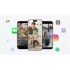 Smartphone-Kamerastabilisator Insta360 Flow 2 Pro Creator Bundle 360°-Rotation