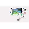 Smartphone-Kamerastabilisator Insta360 Flow 2 Pro Creator Bundle 360°-Rotation