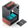 PC-Gehäuse Jonsbo T6, Mini-Tower, Mini-ITX, Schwarz