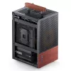 PC-Gehäuse Jonsbo T6, Mini-Tower, Mini-ITX, Schwarz