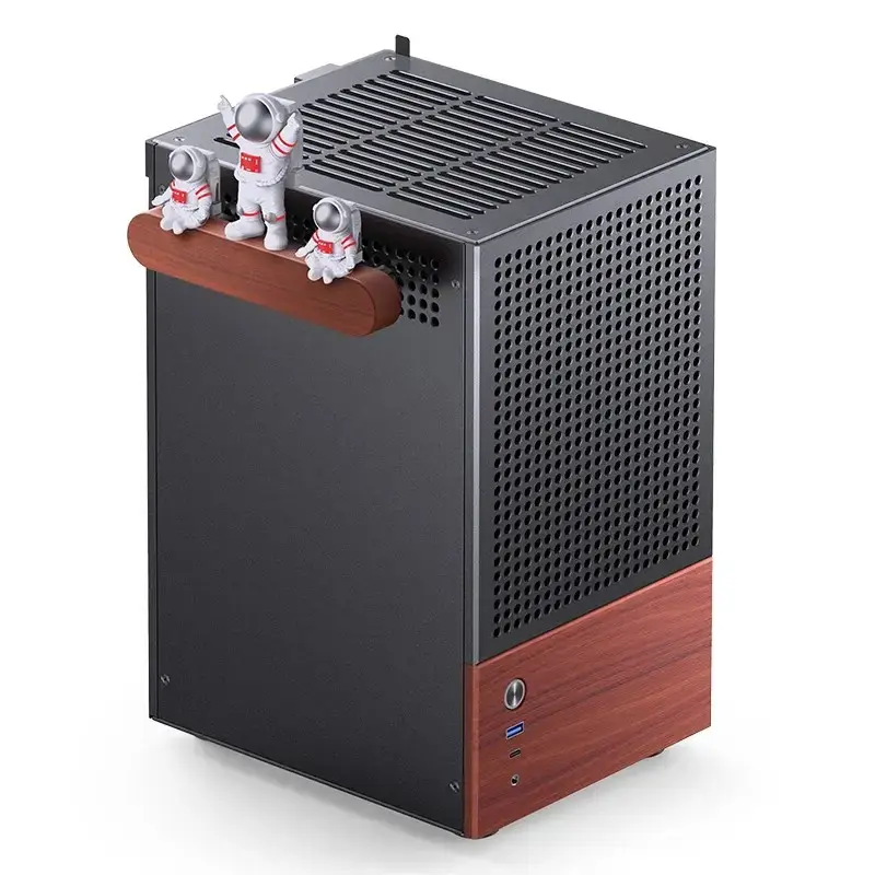 PC-Gehäuse Jonsbo T6, Mini-Tower, Mini-ITX, Schwarz