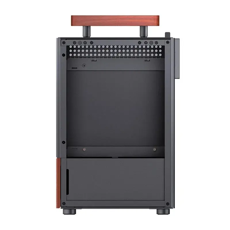 PC-Gehäuse Jonsbo T6, Mini-Tower, Mini-ITX, Schwarz
