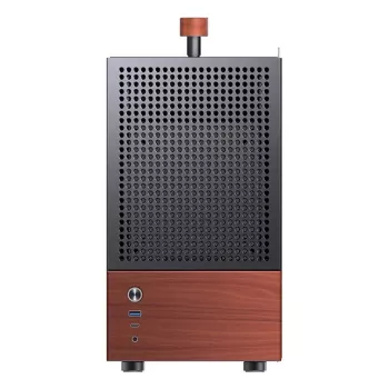 PC-Gehäuse Jonsbo T6, Mini-Tower, Mini-ITX, Schwarz