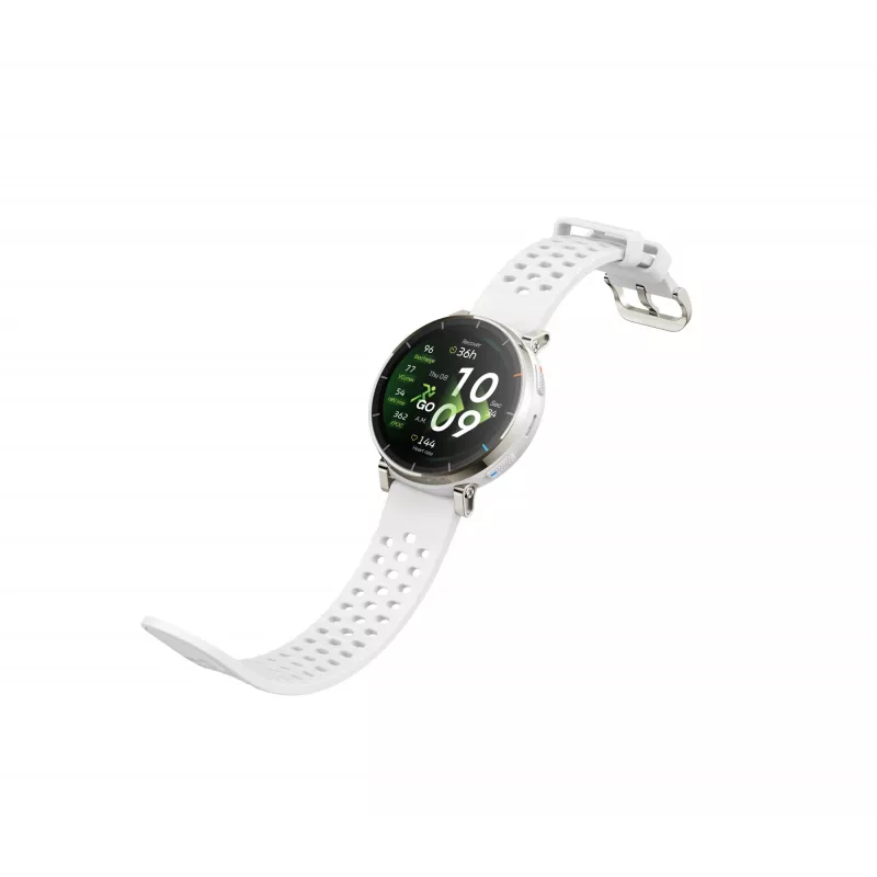Smartwatch Amazfit Active 3 — 3,35 cm (1,32 Zoll) AMOLED, 466×466, Touchscreen, GPS, 365 mAh, Silikon-Armband