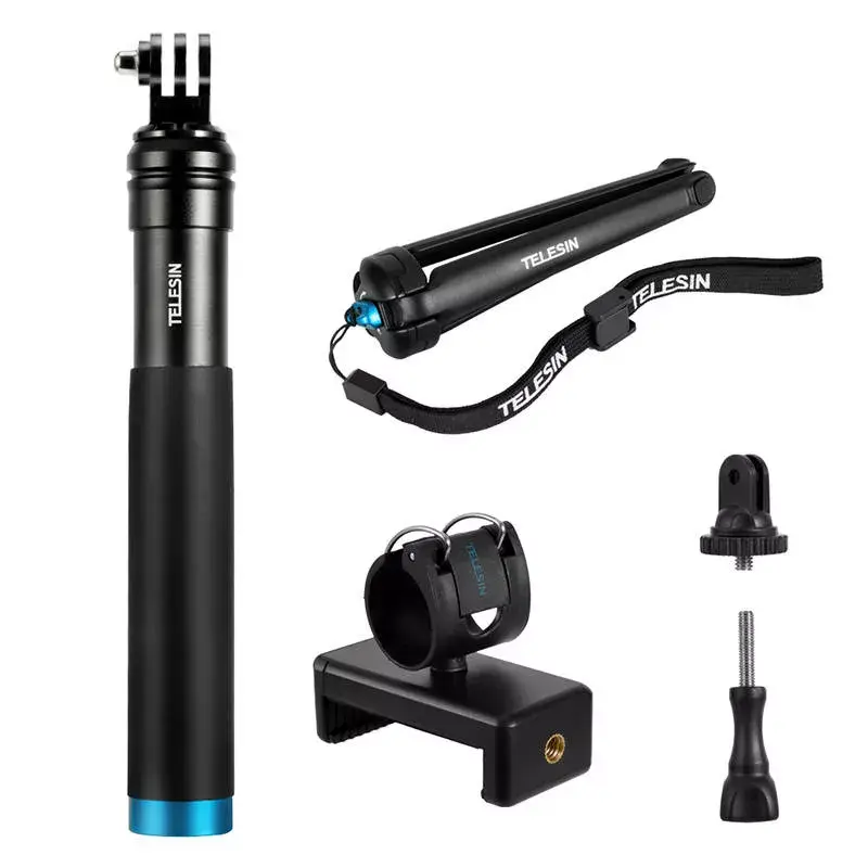 Selfie-Stick-Stativ Telesin GP-MNP-090-S verstellbare Höhe leicht