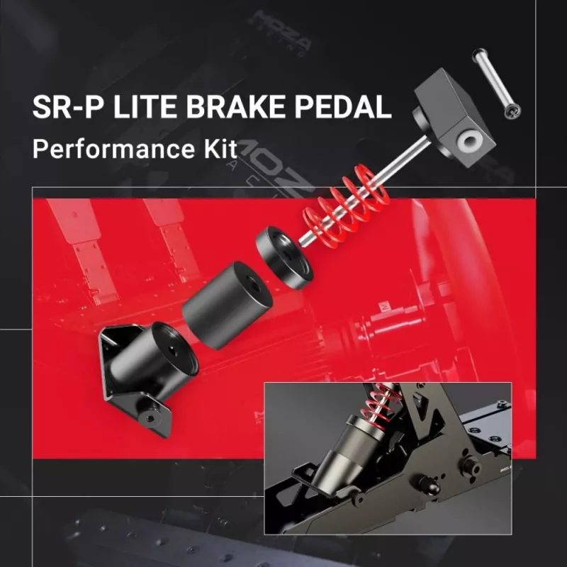 Bremsleistungs-Upgrade-Kit MOZA SR‑P Lite RS22 — Pedal-Upgrade-Kit für Sim-Racing