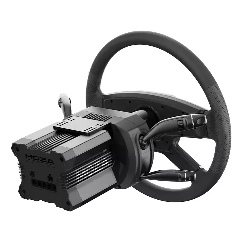 Lenkstockhebel Moza Racing RS065 Schwarz Aluminium Stahl 411x127x152mm