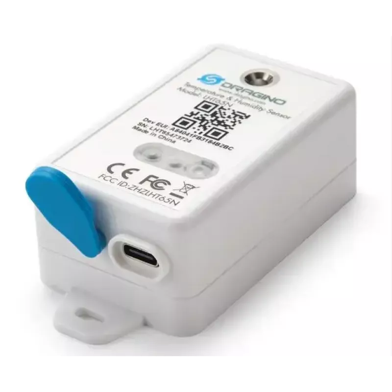 DRAGINO LHT65N Freistehender Temperatur- und Feuchtigkeitssensor für Innen-/Außenbereich LoRaWAN EU868