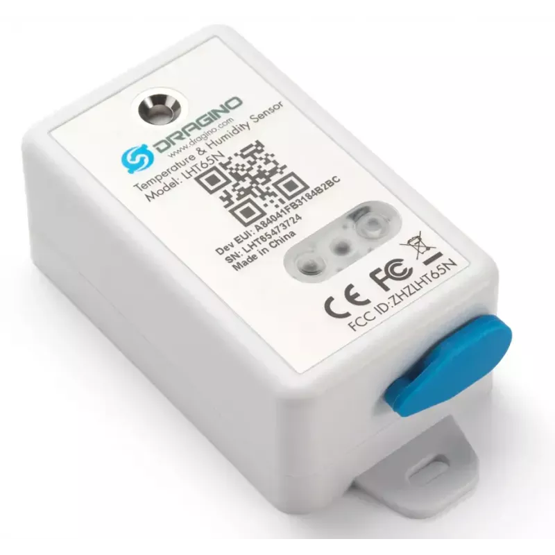 DRAGINO LHT65N Freistehender Temperatur- und Feuchtigkeitssensor für Innen-/Außenbereich LoRaWAN EU868
