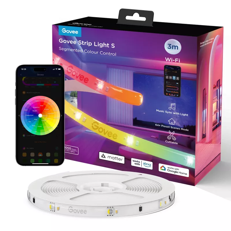 Govee H612FCD1 RGB LED-Streifen, 3 Meter