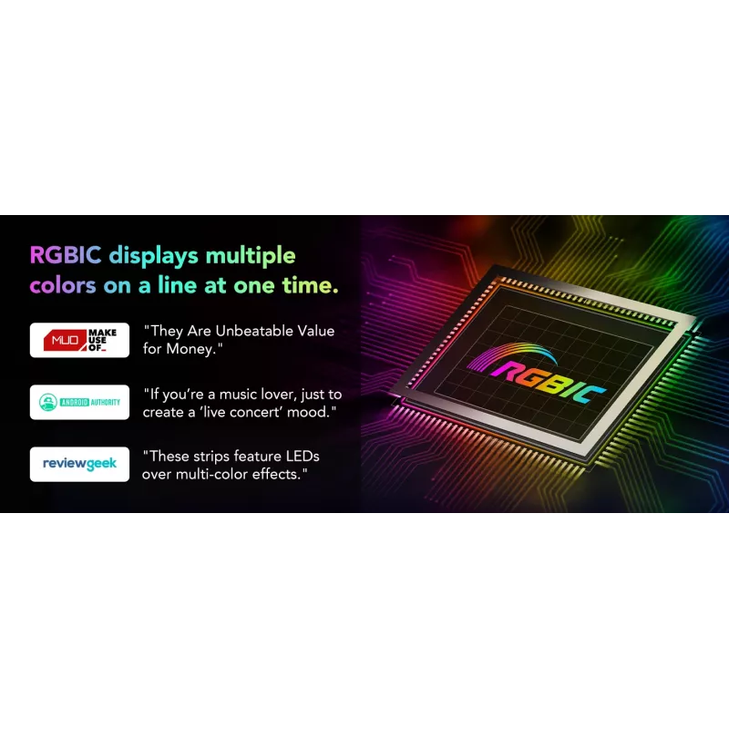 Govee H612FCD1 RGB LED-Streifen, 3 Meter
