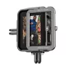 Aluminium-Kamerakäfig Telesin GP-FMS-G11-TZ für GoPro Hero 12/11/10/9 mit vertikalem Adapter