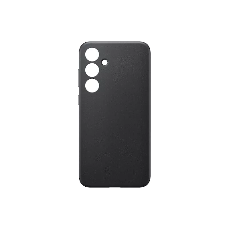 Samsung Galaxy S24+ Vegan Leather Case Schwarz Monochromatic 6.7-inch