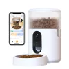 Automatischer Futterspender IMOU PF1 — 4 L Edelstahltrichter, Wi‑Fi 4, Batterie/Gleichstrom, 1 Schüssel