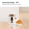 Automatischer Futterspender IMOU PF1 — 4 L Edelstahltrichter, Wi‑Fi 4, Batterie/Gleichstrom, 1 Schüssel