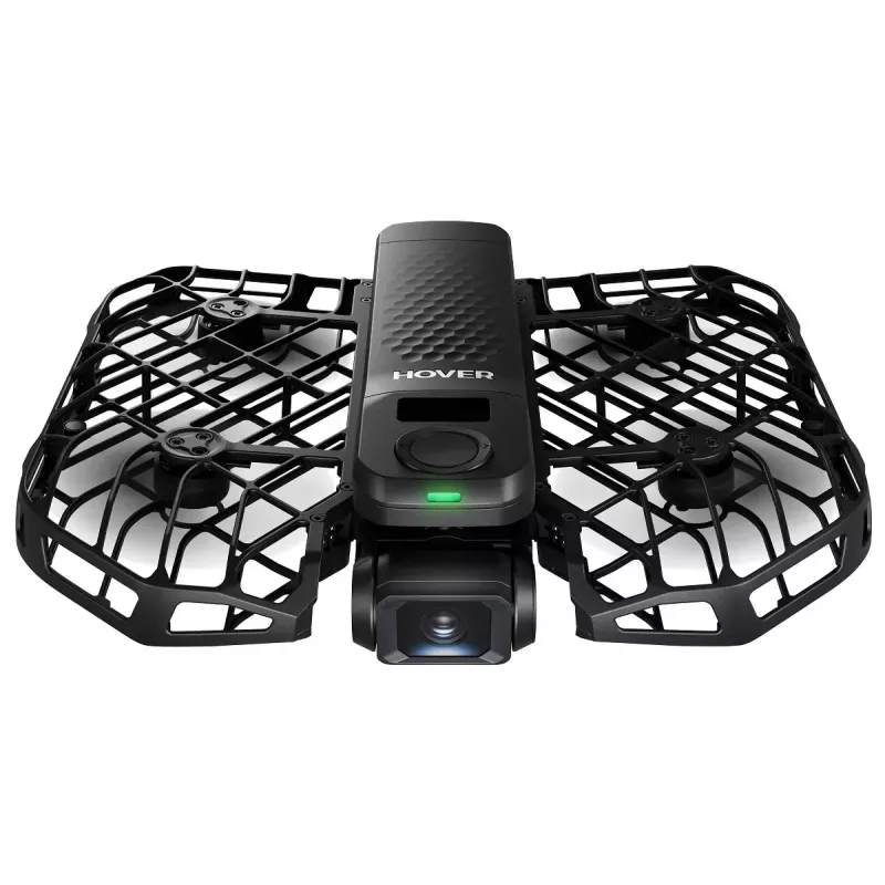 Mini-Drohne HOVERAir X1 Pro — 4 Rotoren, 12 MP Kamera, 4K Video, 1000 m Reichweite, 1920 mAh Akku, 32 GB intern, Schwarz
